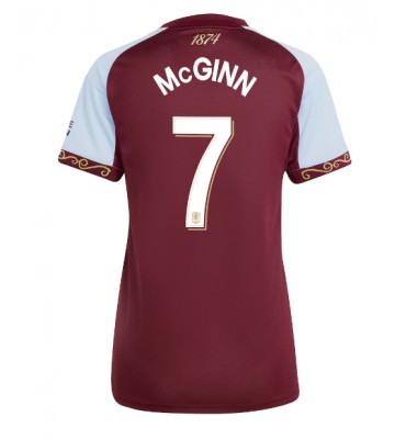 Aston Villa John McGinn #7 Hjemmebanetrøje Dame 2025-26 Kortærmet